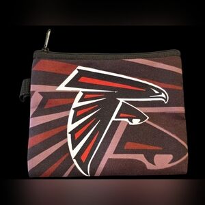 Atlanta Falcons Zip Pouch | Small Wallet Bag Charm (5.5" x 4")